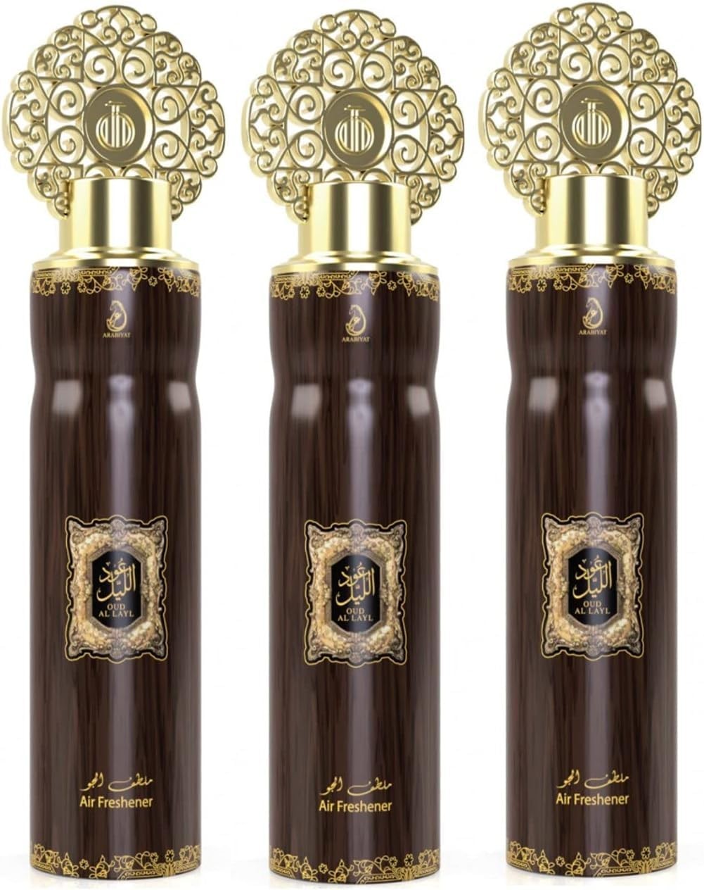 Arabiyat Oud Al Lail Air Freshener, 300ml, Pack of 3