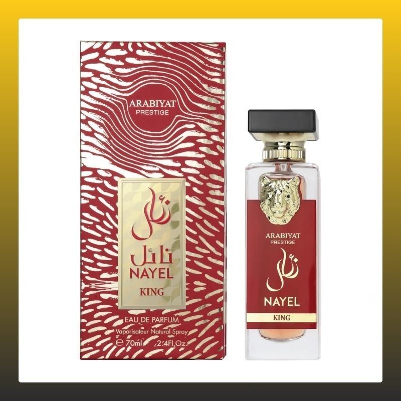 Nayel King Arabiyat Prestige Eau de Parfum For Men, 70ml Made in UAE