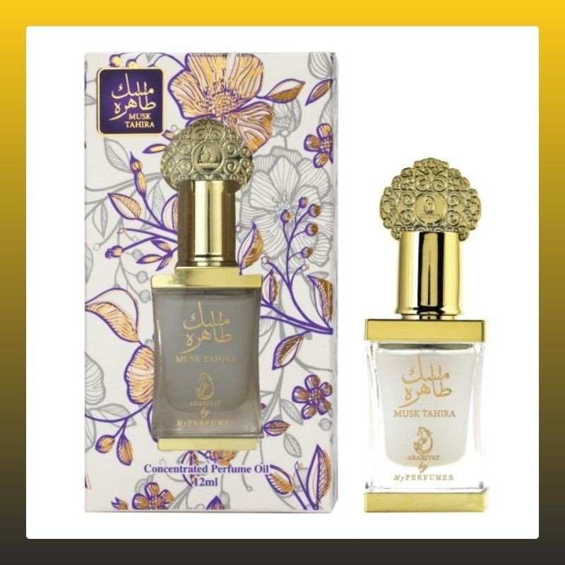 Arabiyat Musk Tahira Concentrated Perfume Oil For Women and Men (Unisex), 12ml Made in UAE